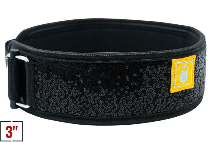 3" Petite Black Magic Weightlifting Belt