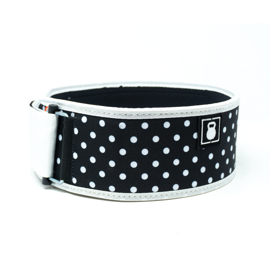 Polka Dot 4" Weightlifting Belt
