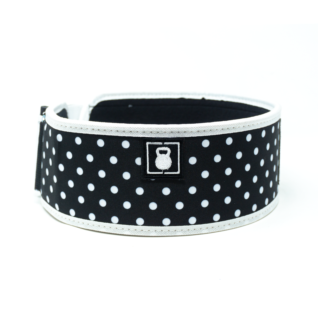 Polka Dot 4" Weightlifting Belt