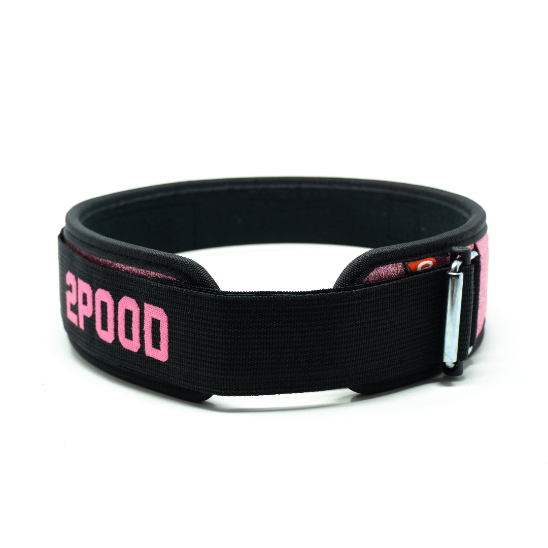 3" Petite Bubblegum Weightlifting Belt