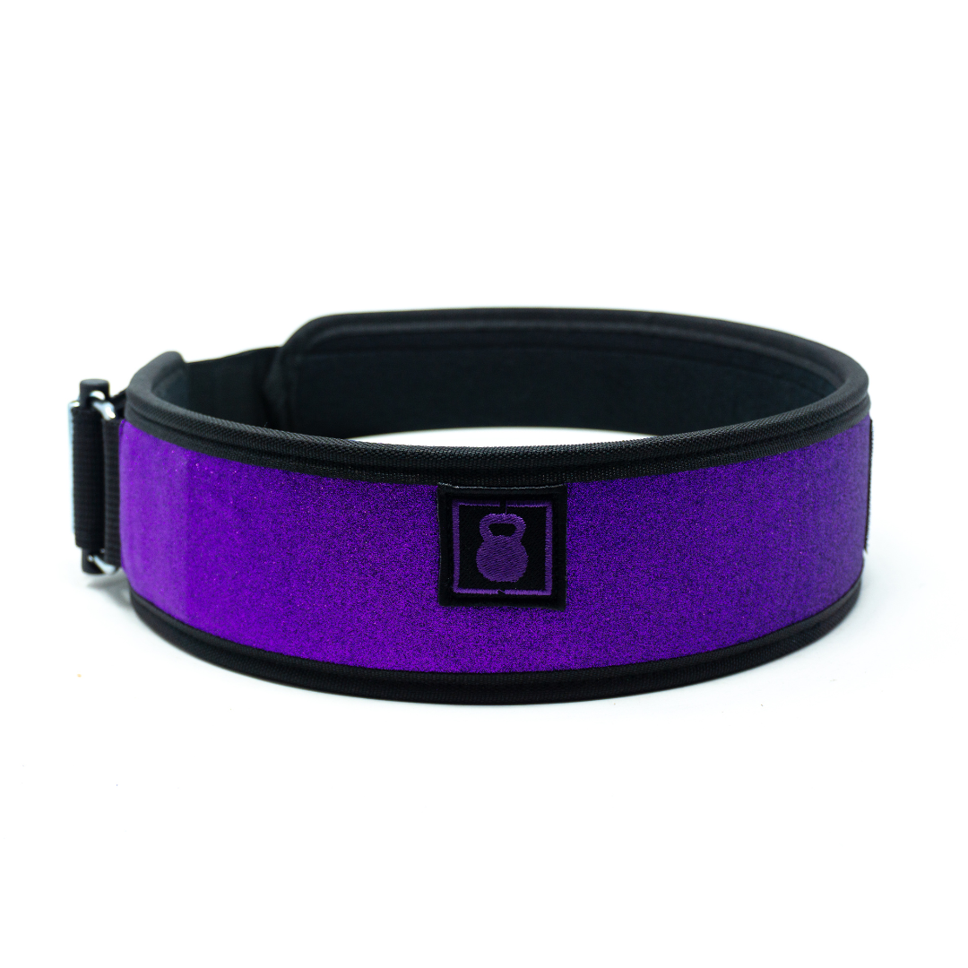 3" Petite Purple Pulse Weightlifting Belt