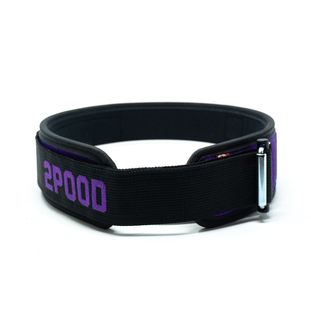 3" Petite Purple Pulse Weightlifting Belt