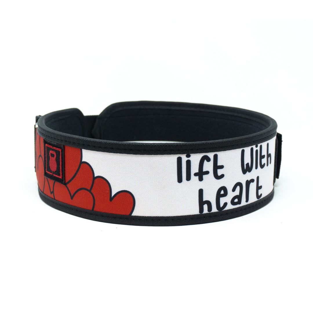 3" Petite Lift With Heart Weightlifting Belt