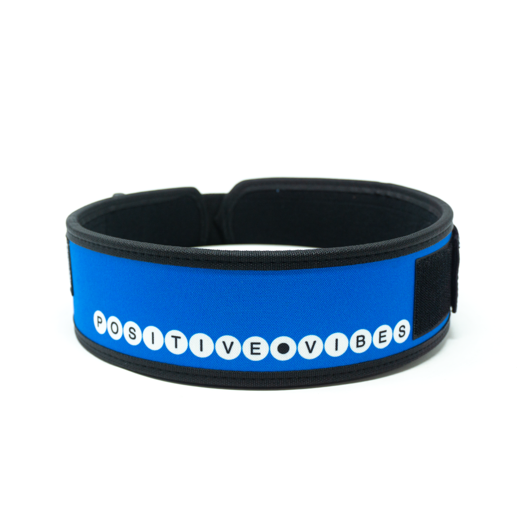 3" Petite Positive Vibes by Alexis Raptis Weightlifting Belt