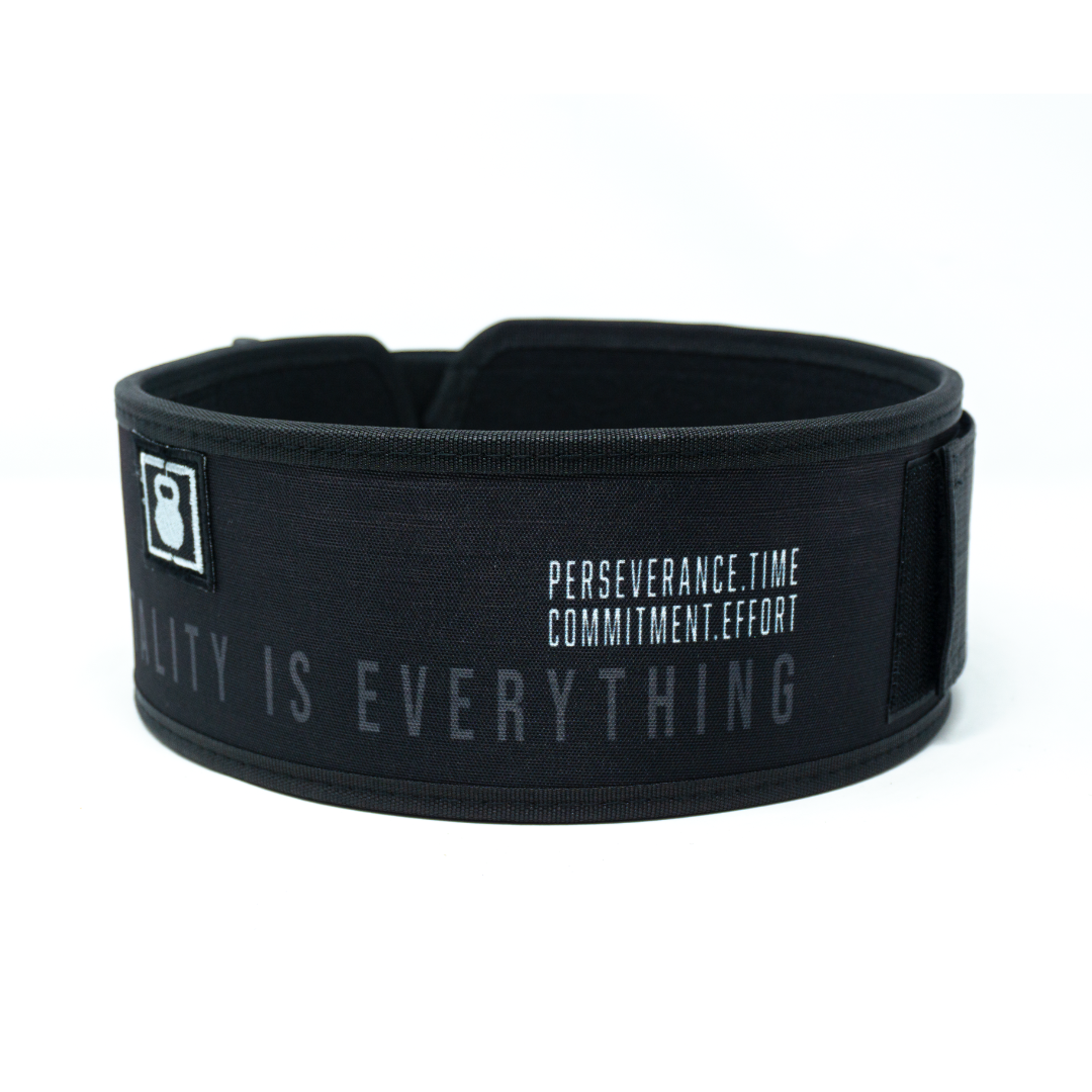 Mentality Is Everything by Craig Richey 4" Weightlifting Belt