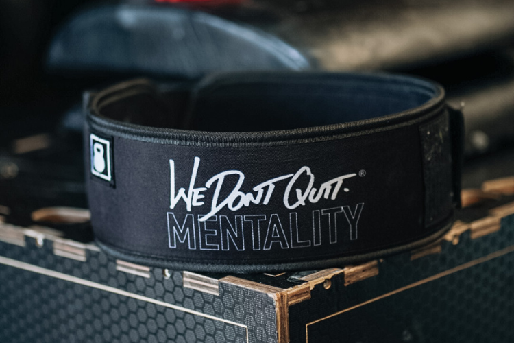 We Don&#39;t Quit by Craig Richey Straight Weightlifting Belt PRE-ORDER - 2POOD